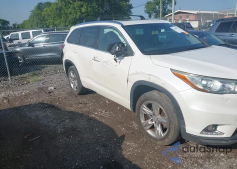 2015 Toyota Highlander Limited/Ltd Platinum z USA, uszkodzony, nr VIN 5TDYKRFH7FS062340